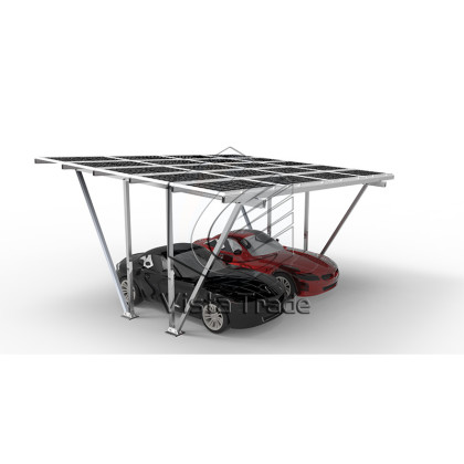 W Type Solar Carport Mounting Rack